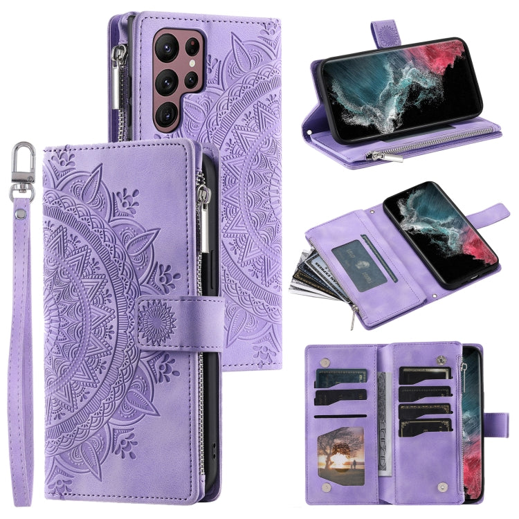 Custodia portafoglio in pelle per Samsung Galaxy S25 5G