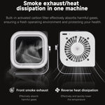 TBK F001 3 in 1 Ventilatore multifunzionale per affumicatura, essiccazione UV e filtrazione dei fumi, TBK F001