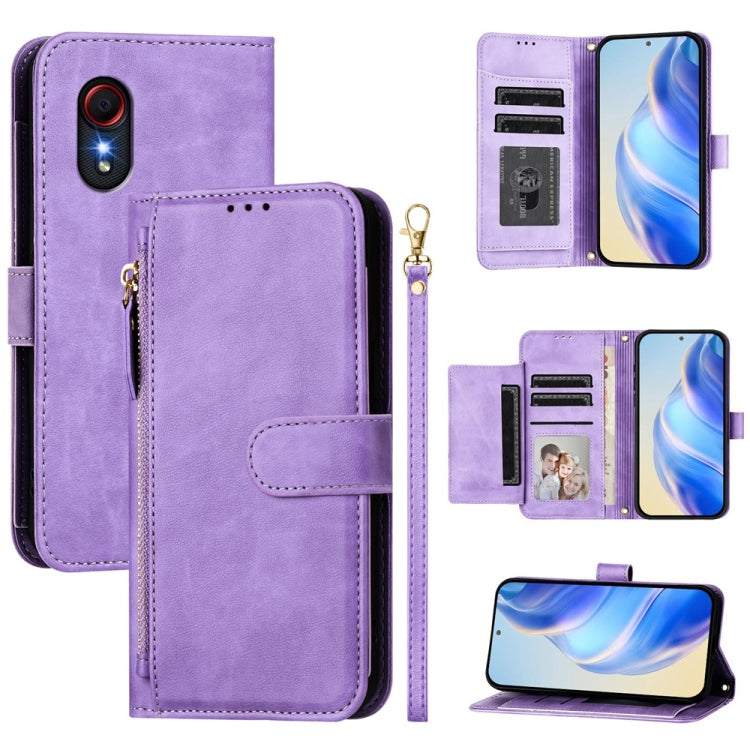 Custodia portafoglio in pelle per Samsung Galaxy XCover7 Pro