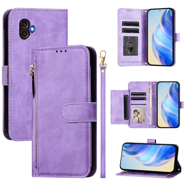 Custodia portafoglio in pelle per Samsung Galaxy XCover7 Pro