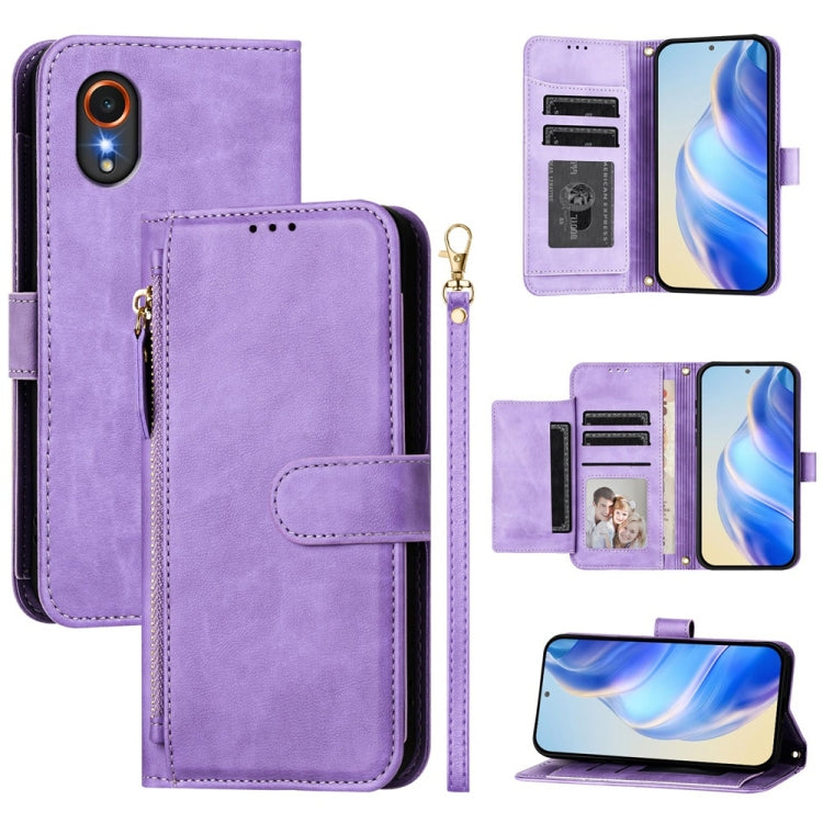 Custodia portafoglio in pelle per Samsung Galaxy XCover7 Pro