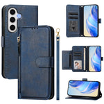 Custodia portafoglio in pelle con cerniera per Galaxy S25 Ultra 5