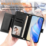 Custodia portafoglio in pelle per Samsung Galaxy M55 e C55