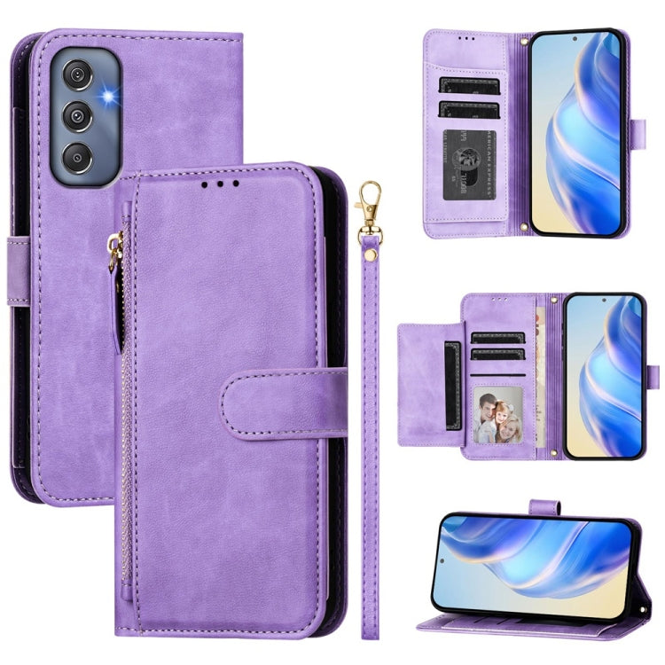Custodia portafoglio in pelle per Samsung Galaxy M55 e C55