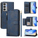 Custodia portafoglio in pelle con cerniera per Samsung Galaxy M56