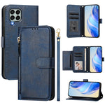 Custodia portafoglio in pelle con cerniera per Samsung Galaxy M14