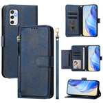 Custodia portafoglio in pelle con cerniera per Samsung Galaxy M14