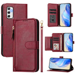 Custodia portafoglio in pelle con cerniera per Samsung Galaxy M14