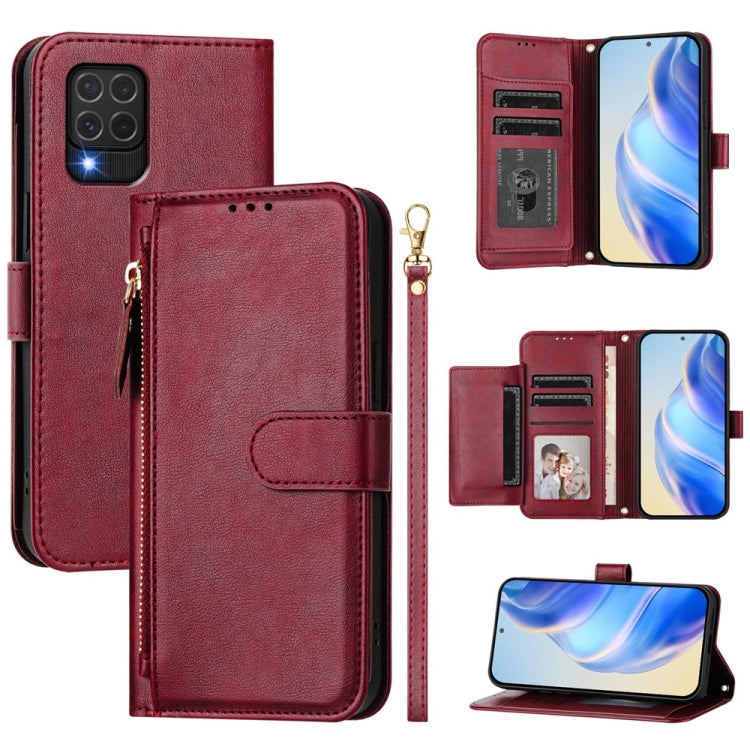 Custodia portafoglio in pelle per Samsung Galaxy M22 M32