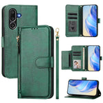 Custodia portafoglio in pelle con cerniera per Samsung Galaxy M56