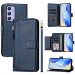 Custodia portafoglio in pelle con cerniera per Samsung Galaxy A04