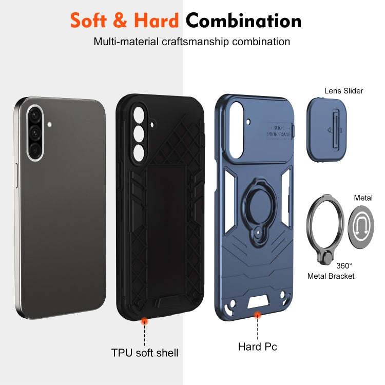 Custodia con supporto ad anello per Samsung Galaxy A36
