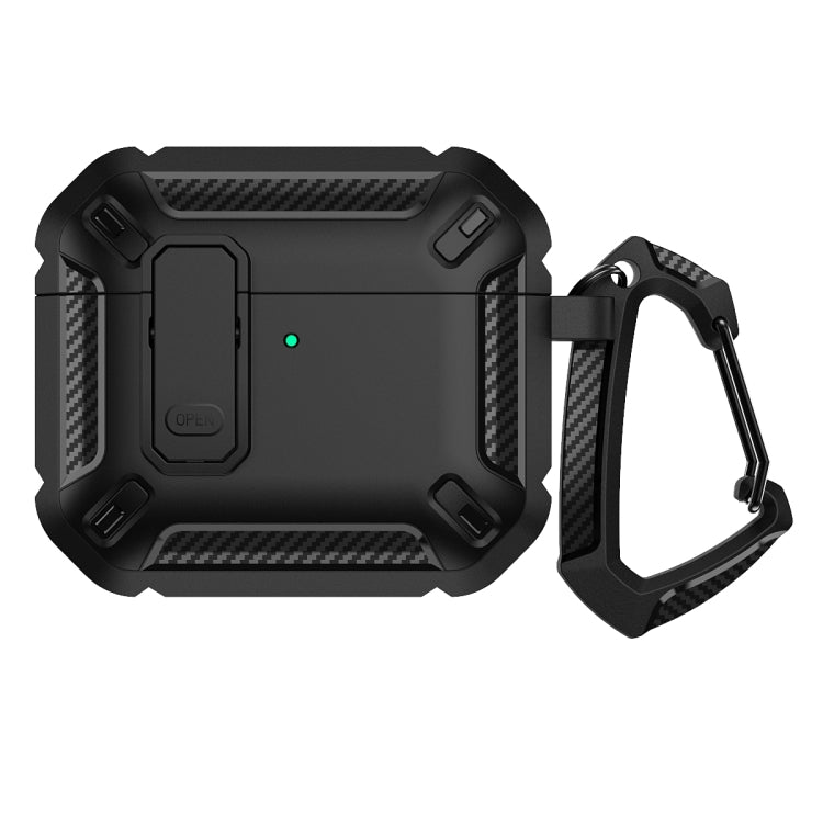 Custodia protettiva per AirPods 4 con gancio