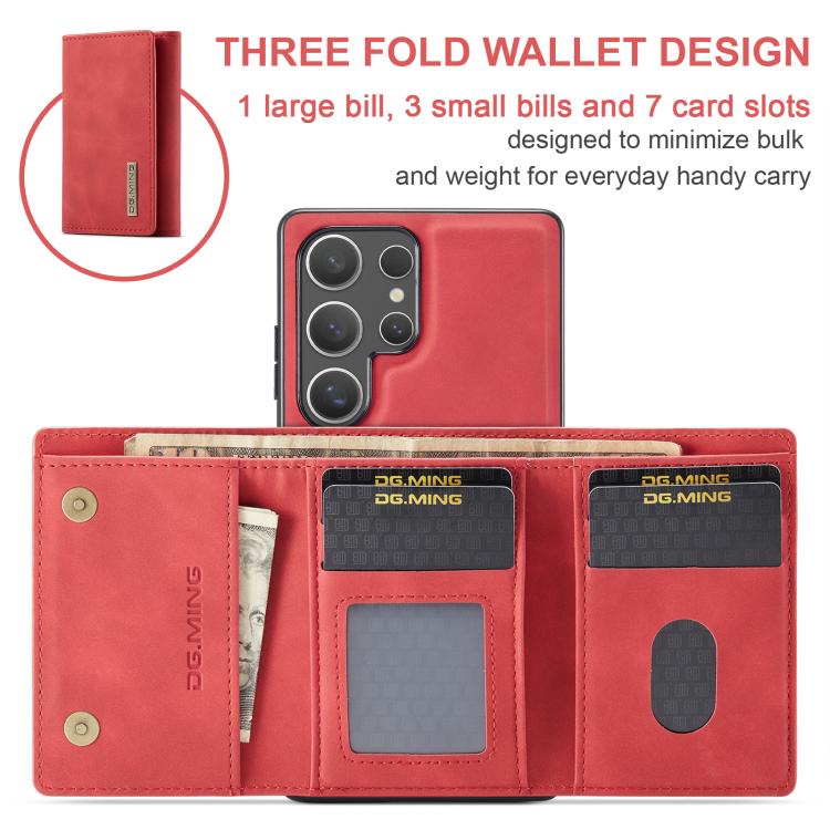 Custodia portafoglio magnetica per Samsung Galaxy S25 Ultra