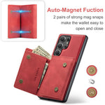 Custodia portafoglio magnetica per Samsung Galaxy S25 Ultra