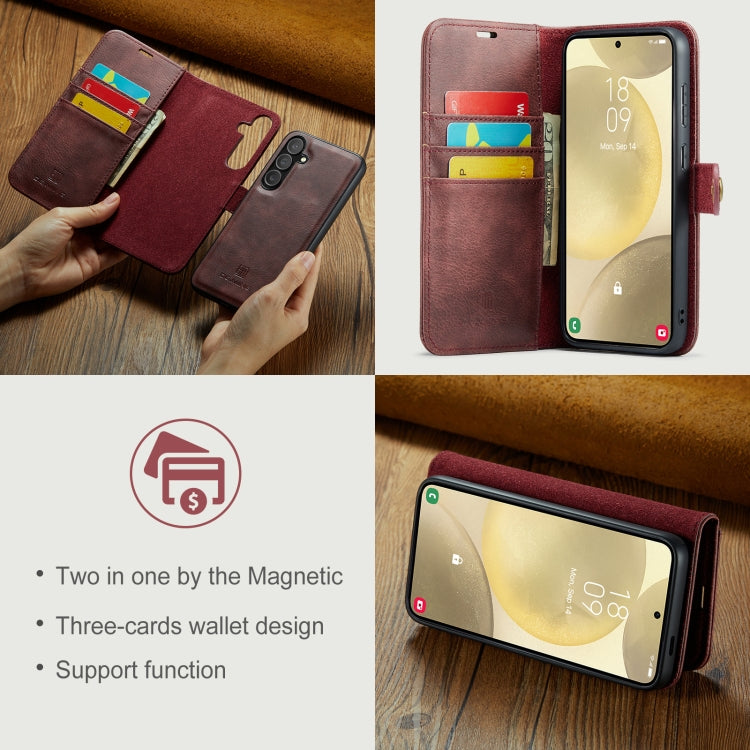 Custodia portafoglio in pelle magnetica per Samsung Galaxy S24 FE