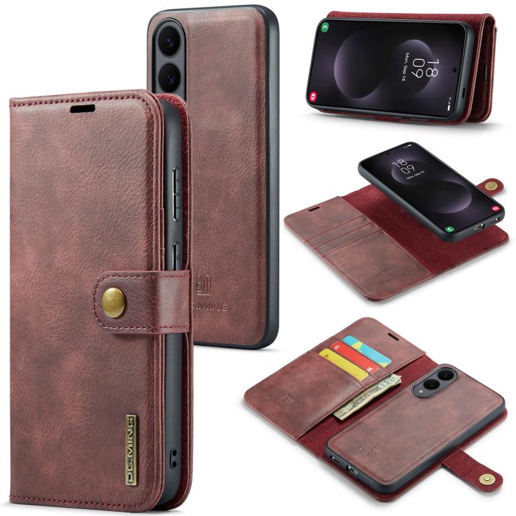 Custodia portafoglio in pelle magnetica per Samsung Galaxy S25 FE