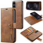 Custodia portafoglio in pelle magnetica per Samsung Galaxy S25 FE