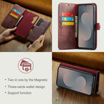Custodia portafoglio in pelle magnetica per Samsung Galaxy S25 FE