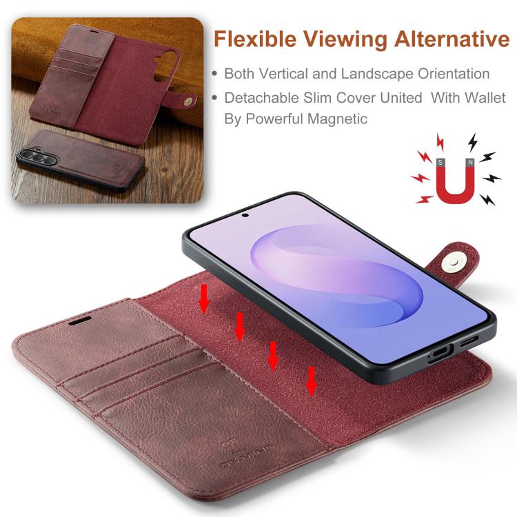 Custodia portafoglio in pelle magnetica per Galaxy S26 FE 5G