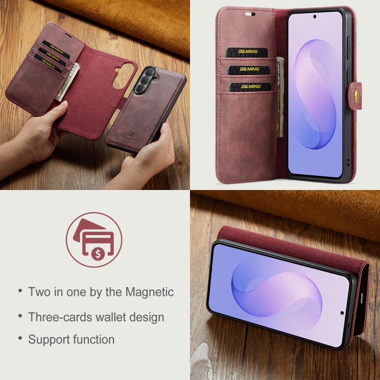 Custodia portafoglio in pelle magnetica per Galaxy S26 FE 5G