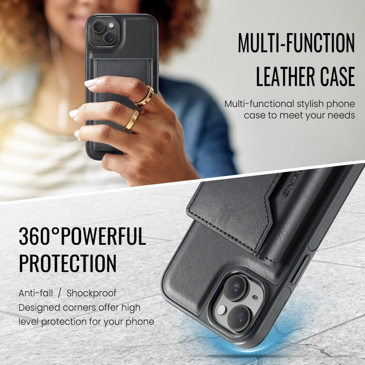 DG.MING MAGKING-K2 Series MagSafe RFID Card Bag Custodia per telefono staccabile, For iPhone 14, For iPhone 14 Pro, For iPhone 14 Pro Max, For iPhone 13 Pro Max