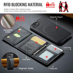DG.MING MAGKING-K2 Series MagSafe RFID Card Bag Custodia per telefono staccabile, For iPhone 17e / 16e, For iPhone 17 Pro Max, For iPhone 17 Pro, For iPhone 17
