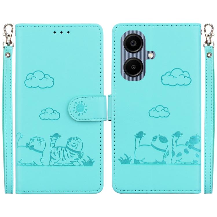 Custodia portafoglio in pelle RFID per Samsung Galaxy A57 5G