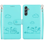 Custodia portafoglio in pelle RFID per Samsung Galaxy A56 5G