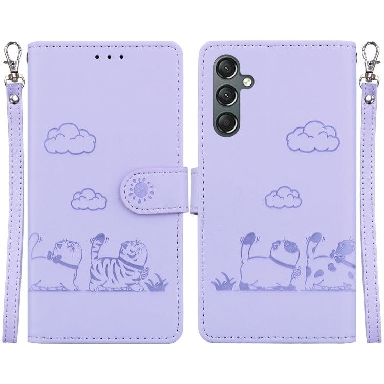 Custodia portafoglio in pelle RFID per Samsung Galaxy A56 5G