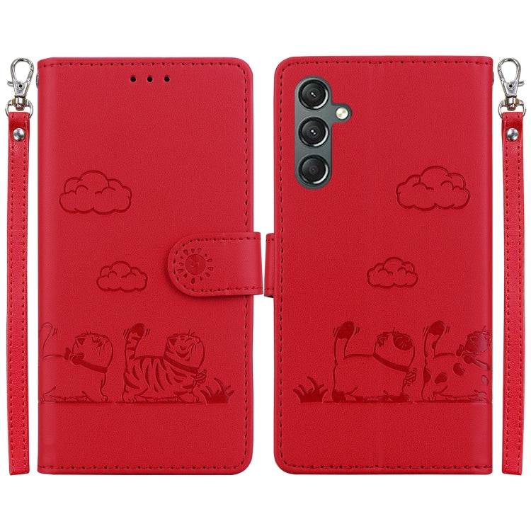 Custodia portafoglio in pelle RFID per Samsung Galaxy A56 5G