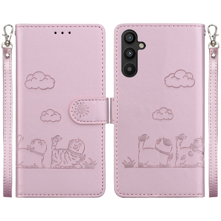 Custodia portafoglio in pelle RFID per Samsung Galaxy A56 5G
