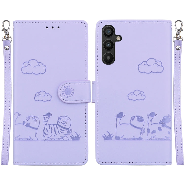 Custodia portafoglio in pelle RFID per Samsung Galaxy A56 5G