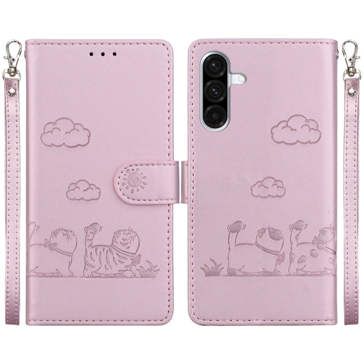 Custodia portafoglio in pelle RFID per Samsung Galaxy A56 5G