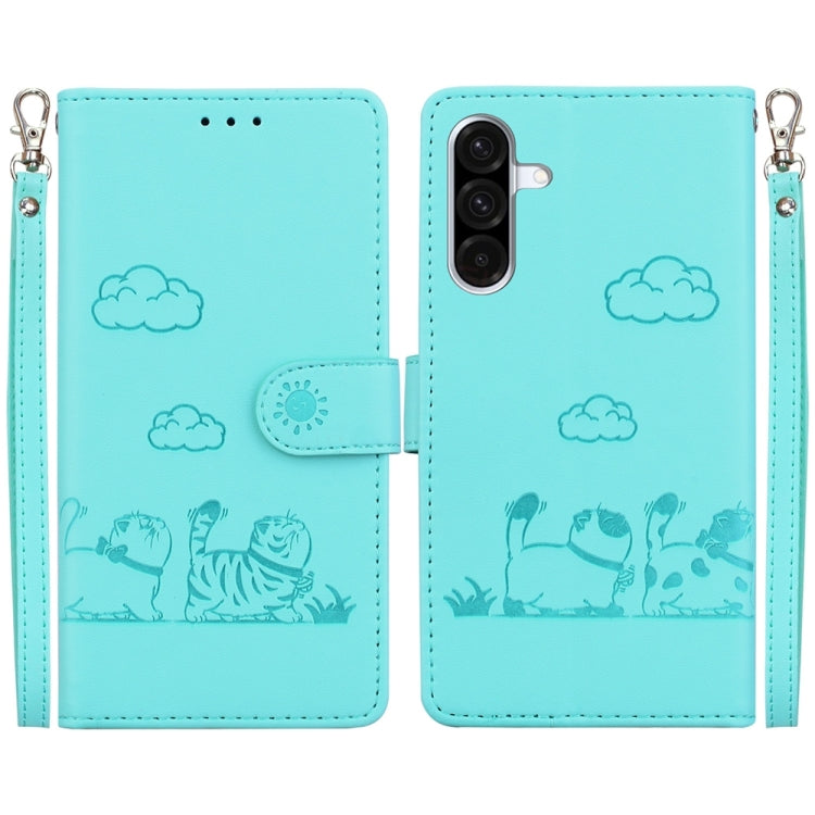 Custodia portafoglio in pelle RFID per Samsung Galaxy A56 5G