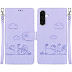 Custodia portafoglio in pelle RFID per Samsung Galaxy A56 5G