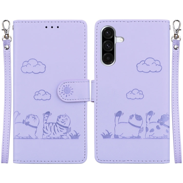 Custodia portafoglio in pelle RFID per Samsung Galaxy A56 5G