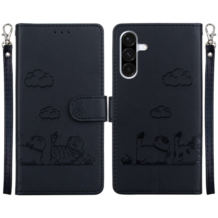 Custodia portafoglio in pelle RFID per Samsung Galaxy A56 5G