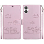 Custodia per telefono in pelle RFID con simpatici gatti, For Samsung Galaxy A25 5G, For Samsung Galaxy A25 5G / A25e JP Edition, For Samsung Galaxy A24 4G, For Samsung Galaxy A04e / F04 / M04