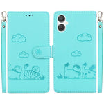 Custodia per telefono in pelle RFID con simpatici gatti, For Samsung Galaxy A25 5G, For Samsung Galaxy A25 5G / A25e JP Edition, For Samsung Galaxy A24 4G, For Samsung Galaxy A04e / F04 / M04