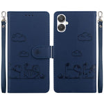 Custodia per telefono in pelle RFID con simpatici gatti, For Samsung Galaxy A25 5G, For Samsung Galaxy A25 5G / A25e JP Edition, For Samsung Galaxy A24 4G, For Samsung Galaxy A04e / F04 / M04