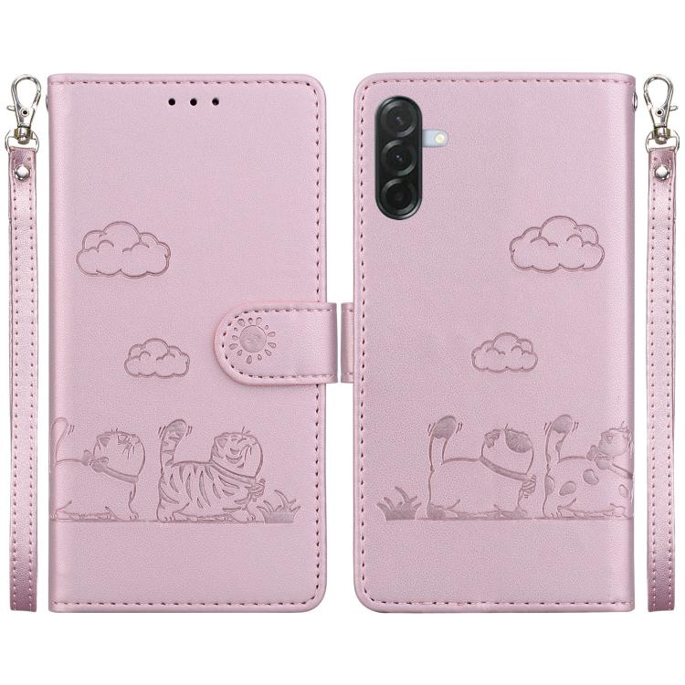 Custodia portafoglio in pelle RFID per Samsung Galaxy A57 5G