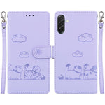 Custodia portafoglio in pelle RFID per Samsung Galaxy A57 5G