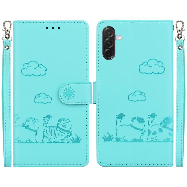 Custodia portafoglio in pelle RFID per Samsung Galaxy A57 5G