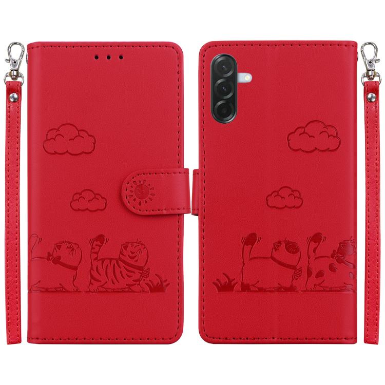 Custodia portafoglio in pelle RFID per Samsung Galaxy A57 5G