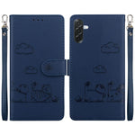 Custodia portafoglio in pelle RFID per Samsung Galaxy A57 5G