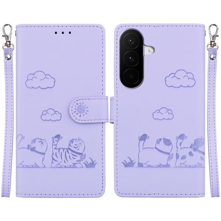 Custodia portafoglio in pelle RFID per Samsung Galaxy A57 5G