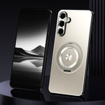 Custodia metallo satinato con supporto per Samsung Galaxy S26+