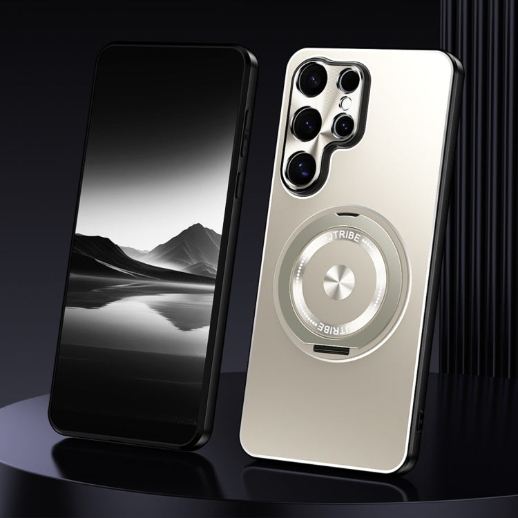 Custodia metallo con supporto per Samsung Galaxy S23 Ultra