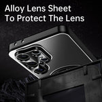 Custodia metallo con supporto per Samsung Galaxy S23 Ultra